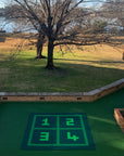 LOKFLOR Hockey Skills Mat Large Square Number