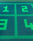 LOKFLOR Hockey Skills Mat Large Square Number