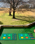 LOKFLOR Hockey Skills Mat Small Rectangular (Springbok Green)