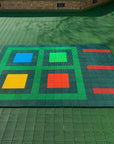 LOKFLOR Hockey Skills Mat Small Rectangular (Springbok Green)