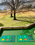 LOKFLOR Hockey Skills Mat Small Rectangular (Springbok Green)