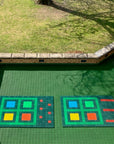 LOKFLOR Hockey Skills Mat Small Rectangular (Springbok Green)