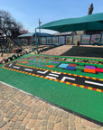 Cycle track playground mats