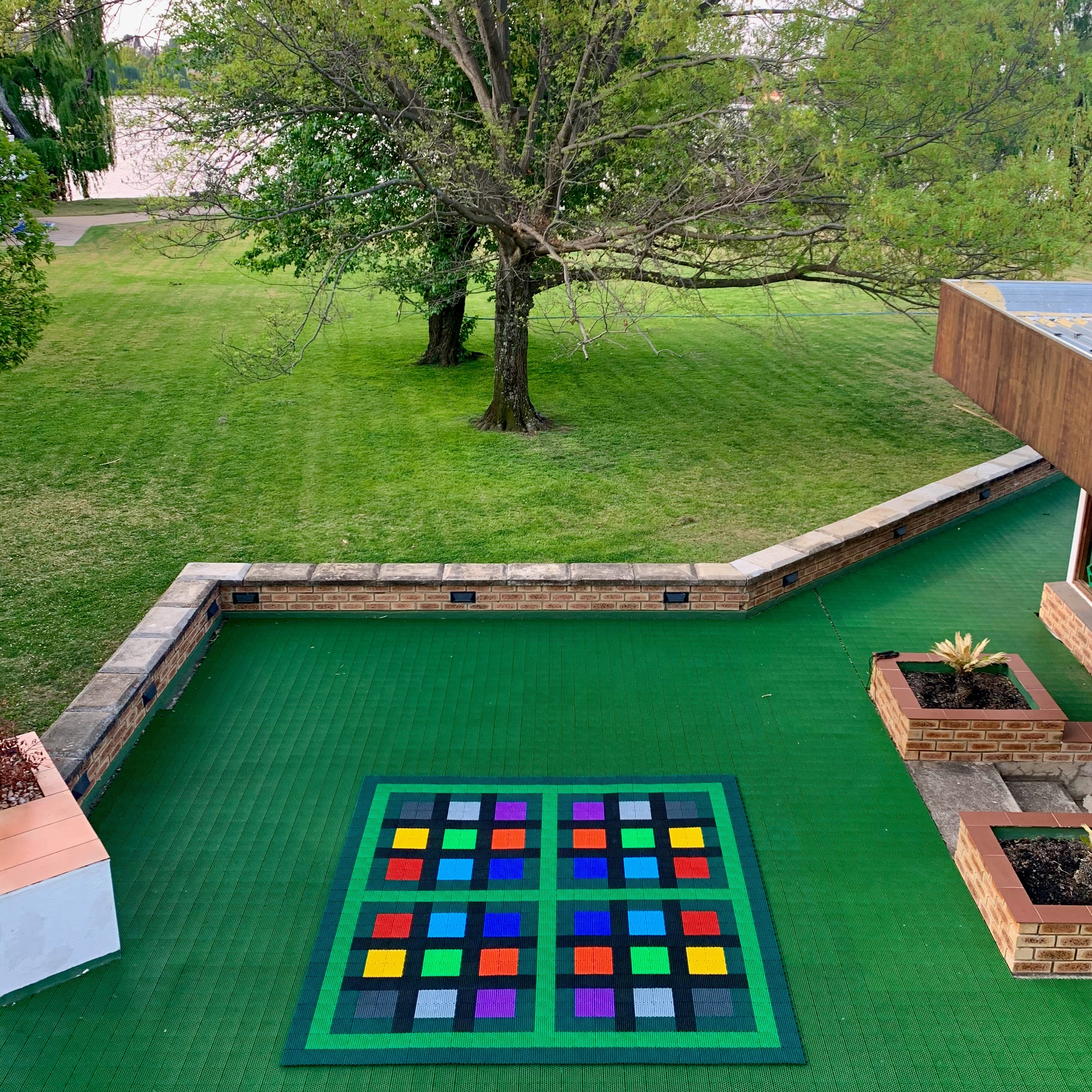 ECD LOKFLOR Mirror Me & Noughts & Crosses or Tic-Tac-Toe Mat | LokFlor
